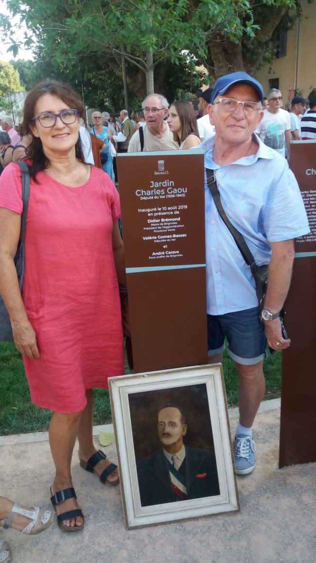 samedi 10 août 2019 inauguration jardin Charles Gaou