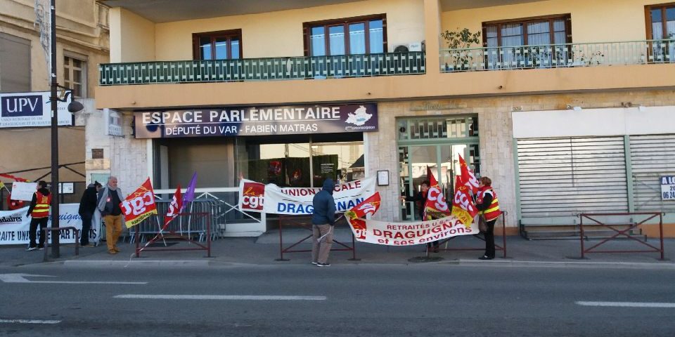 Manif Draguignan 12 décembre