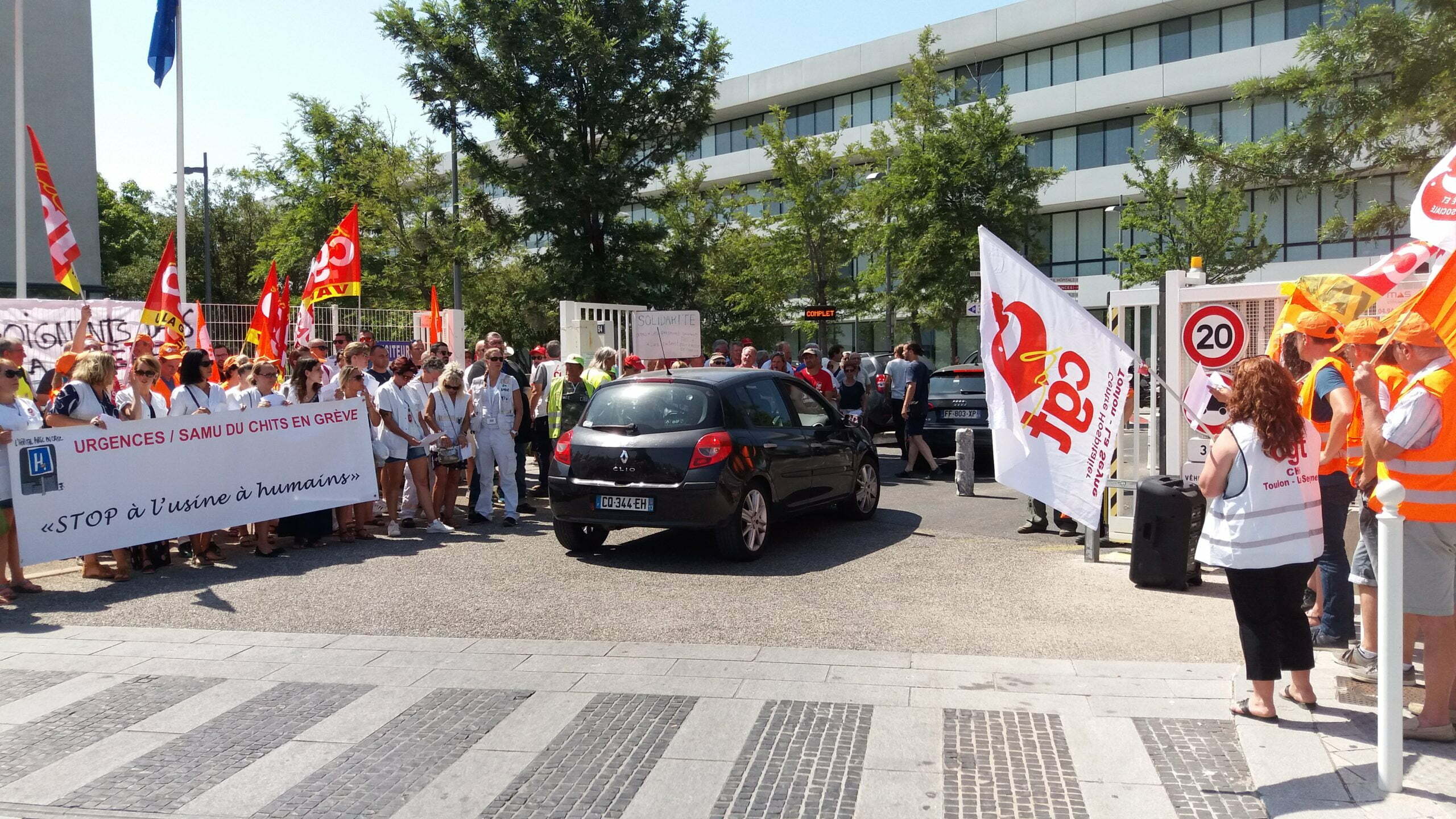Grève en juin 2019 CHITS SainteMusse Toulon