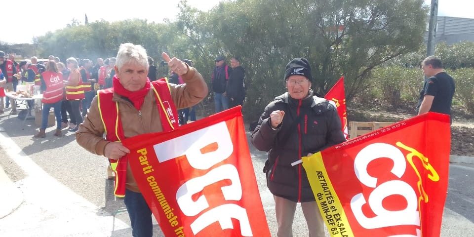 blocage la farlède 30 mars