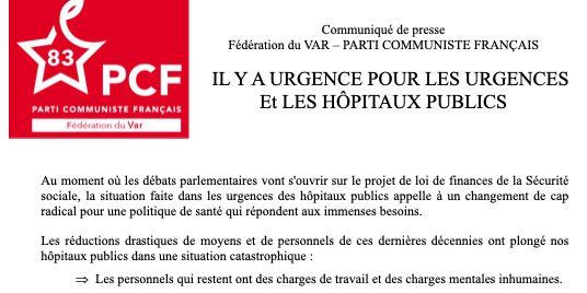 2023_10_20-FD83_PCF-Urgence_pour_les_urgences-communiqué