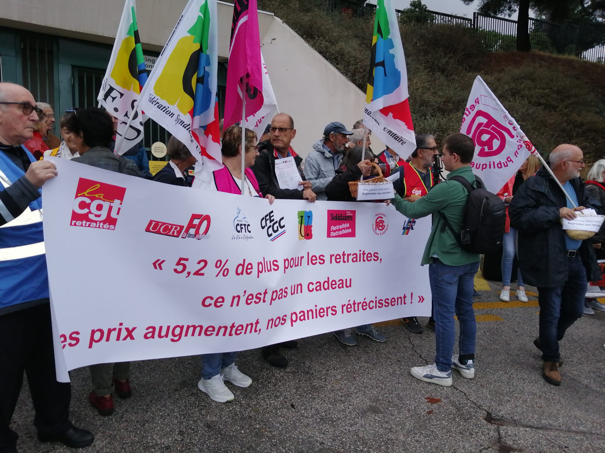manif retraités Toulon 24 octobre