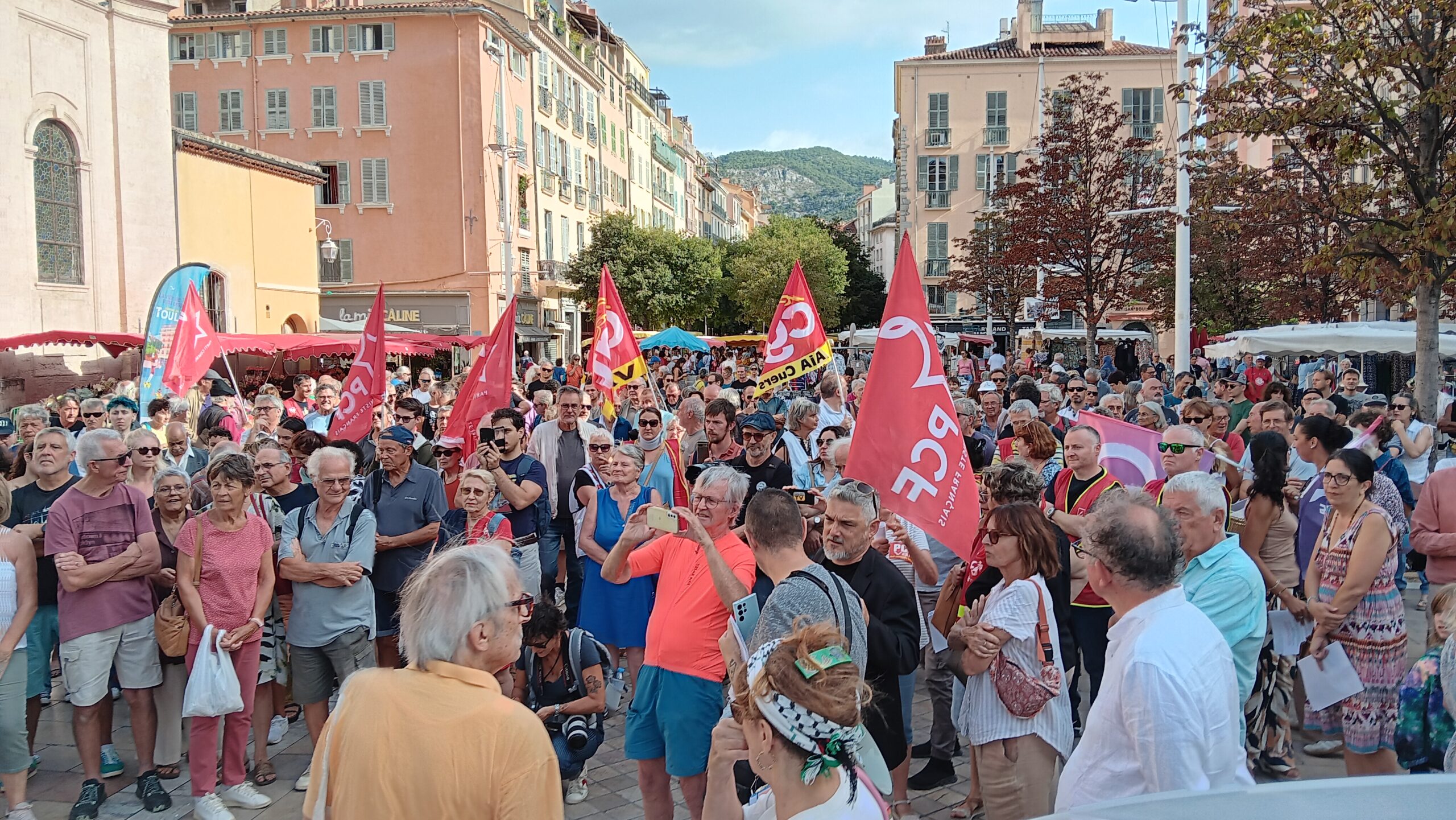 manif 7 09 vue ensemble départ